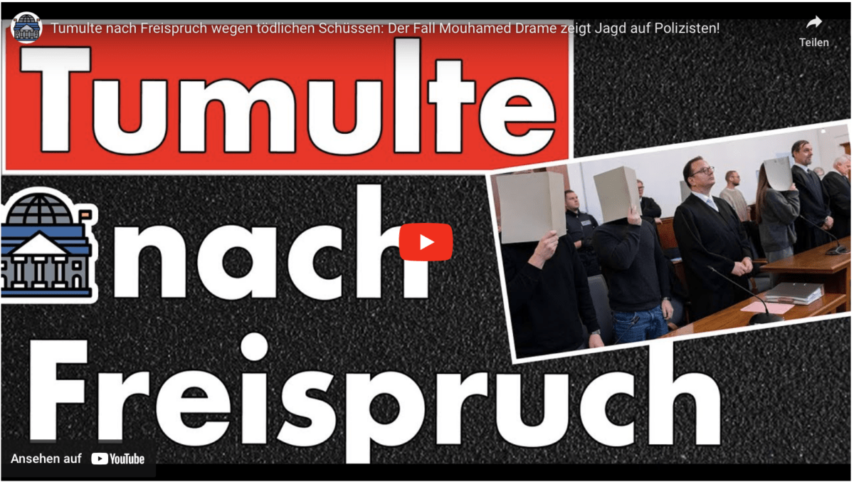Tumulte nach Freispruch wegen tödlichen Schüssen: Der Fall Mouhamed Drame zeigt Jagd auf Polizisten!