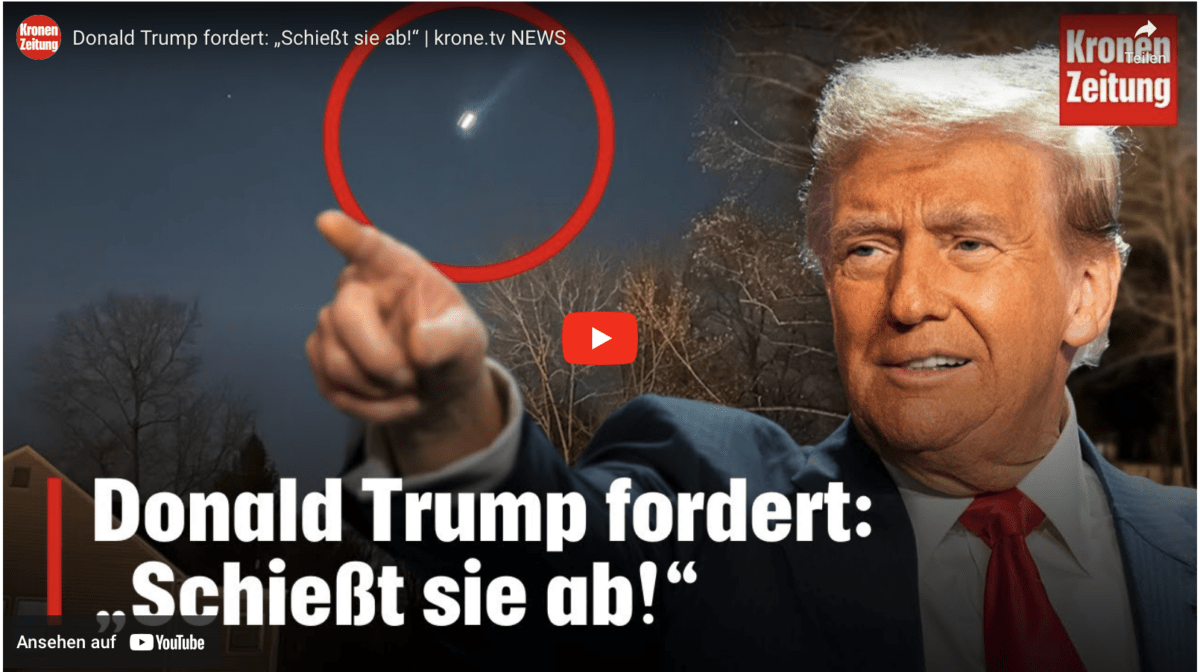 Donald Trump fordert: „Schießt sie ab!“ | krone.tv NEWS