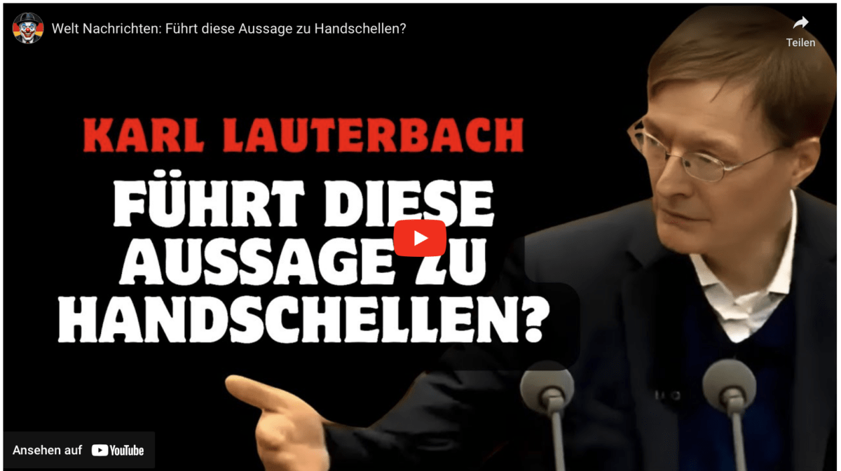 Welt Nachrichten: Führt diese Aussage zu Handschellen?
