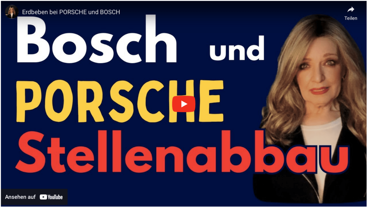 Erdbeben bei PORSCHE und BOSCH
