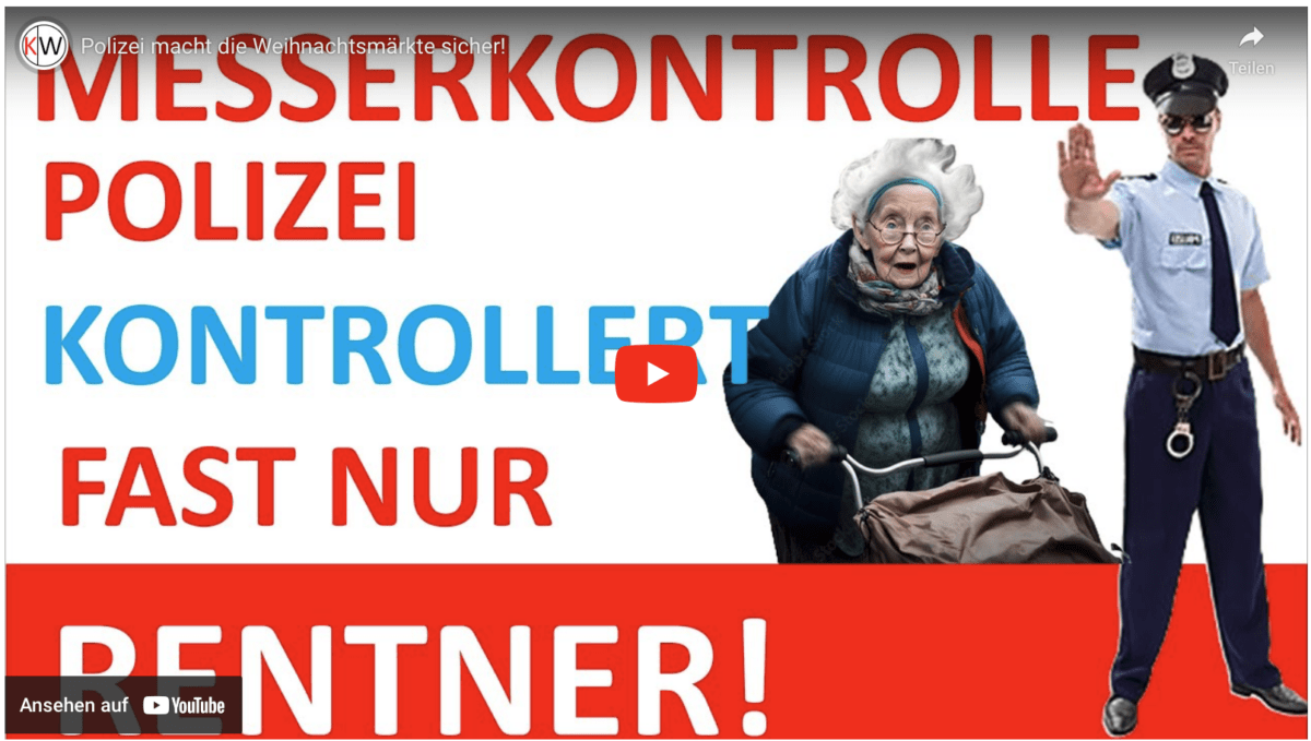 Polizei macht die Weihnachtsmärkte sicher!