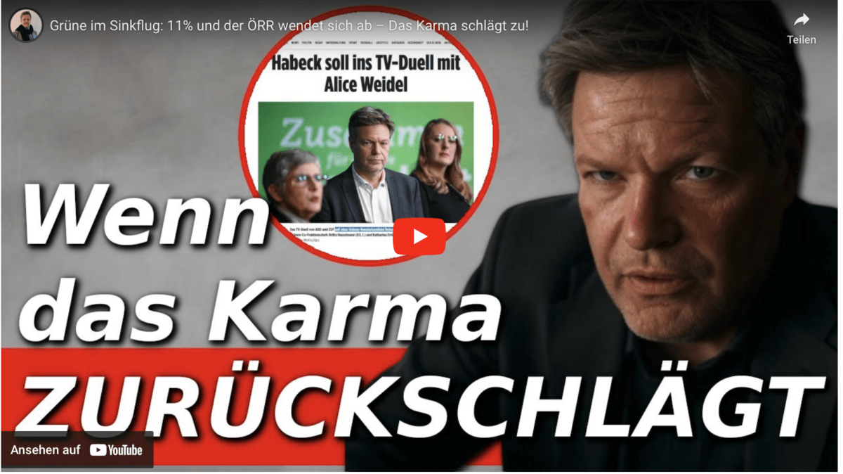 Grüne im Sinkflug: 11% und der ÖRR wendet sich ab – Das Karma schlägt zu!