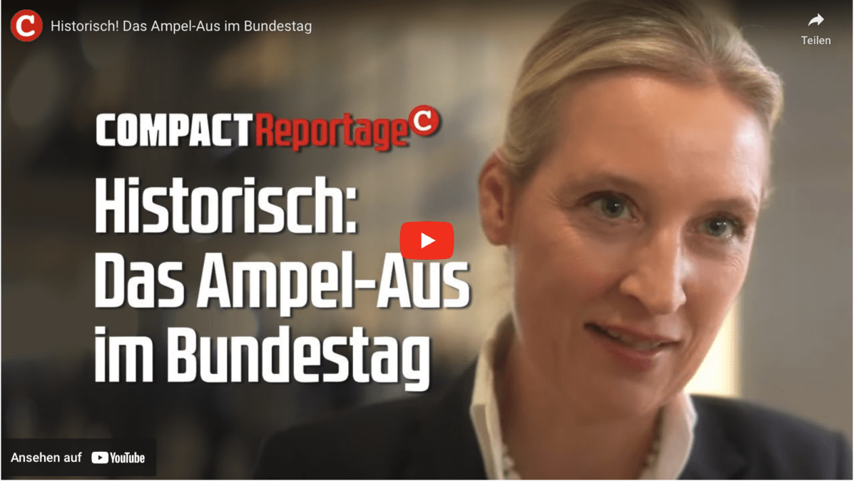 Historisch! Das Ampel-Aus im Bundestag! Kein Fraktionszwang bei AfD!