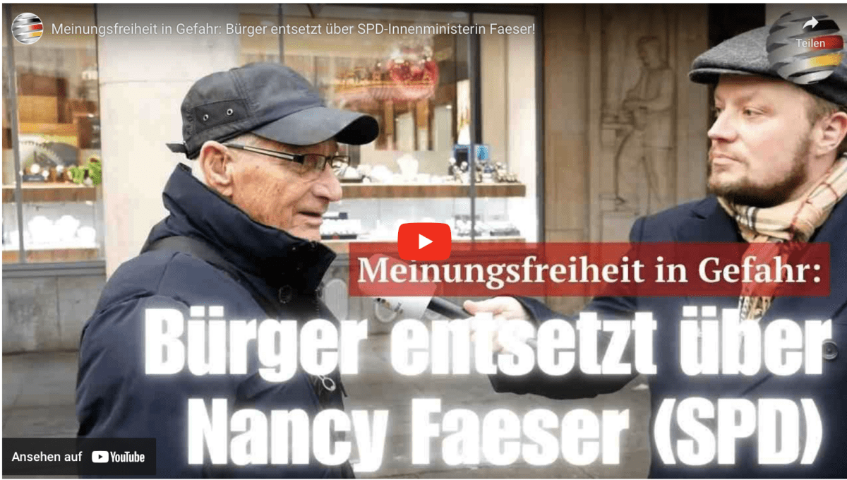 Meinungsfreiheit in Gefahr: Bürger entsetzt über SPD-Innenministerin Faeser!