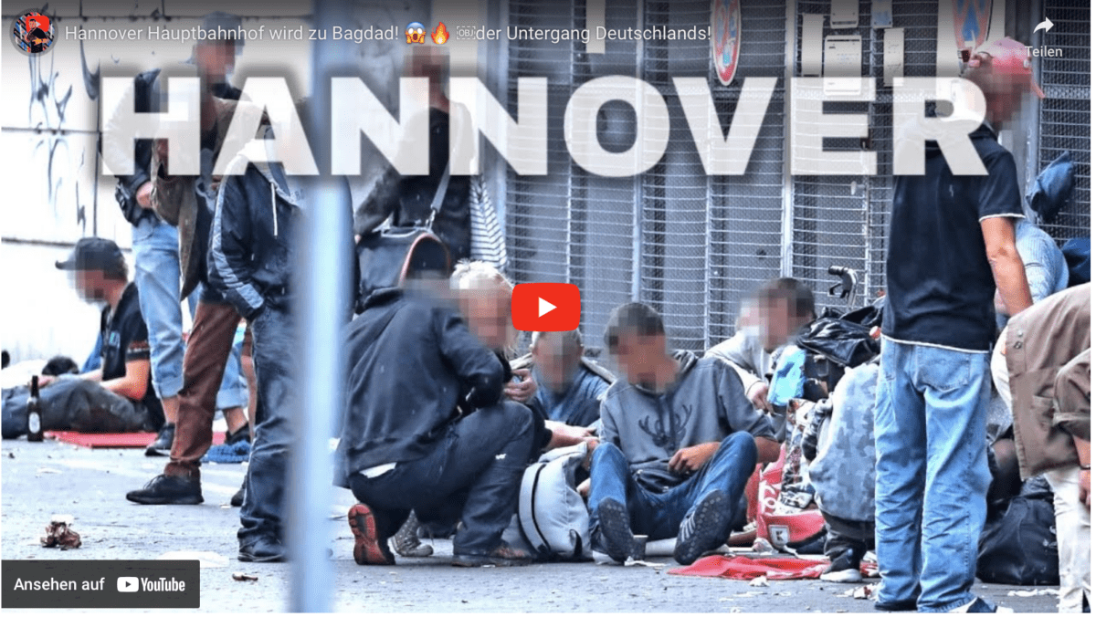 Hannover Hauptbahnhof wird zu Bagdad! der Untergang Deutschlands!