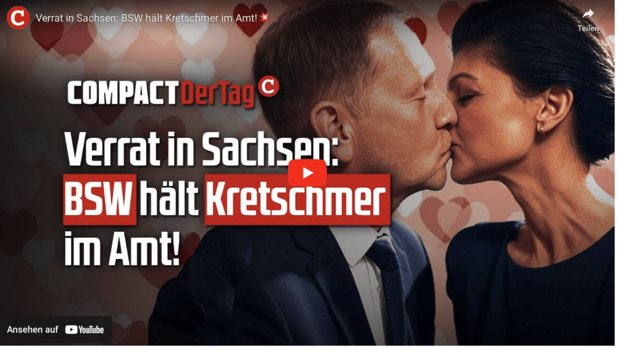 Verrat in Sachsen: BSW hält Kretschmer im Amt!