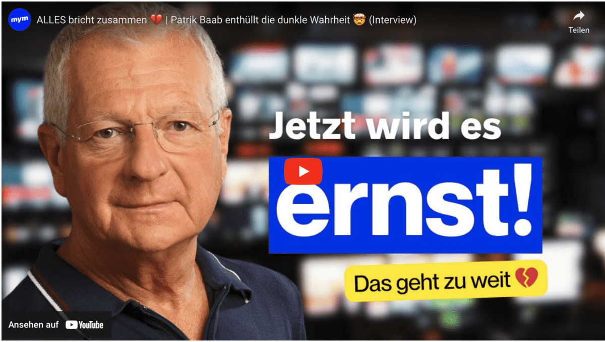 ALLES bricht zusammen  Patrik Baab enthüllt die dunkle Wahrheit  (Interview)
