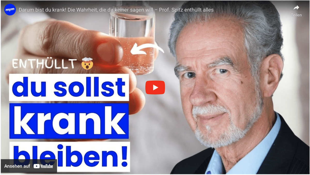 Darum bist du krank! Die Wahrheit, die dir keiner sagen will – Prof. Spitz enthüllt alles