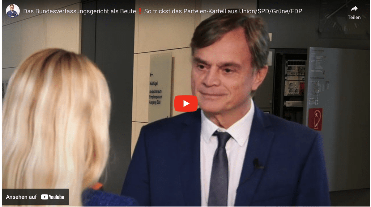 Das Bundesverfassungsgericht als Beute So trickst das Parteien-Kartell aus Union/SPD/Grüne/FDP.