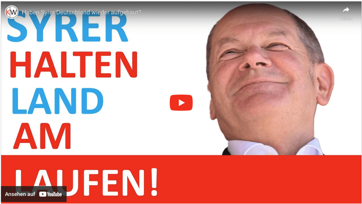Haben Syrer Deutschland wieder aufgebaut?