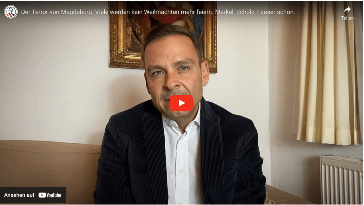 Der Terror von Magdeburg. Viele werden kein Weihnachten mehr feiern. Merkel, Scholz, Faeser, Söder, Habeck schon.