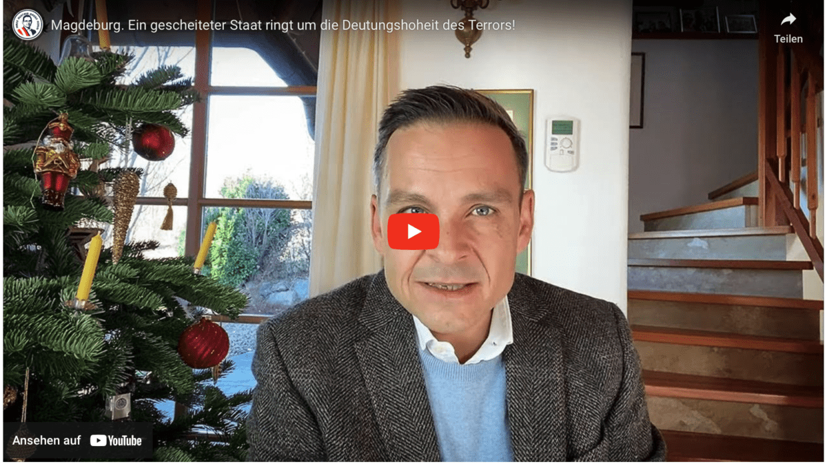 Magdeburg. Ein gescheiteter Staat ringt um die Deutungshoheit des Terrors!
