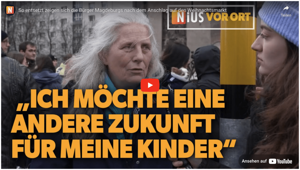 So entsetzt zeigen sich die Bürger Magdeburgs nach dem Anschlag auf den Weihnachtsmarkt