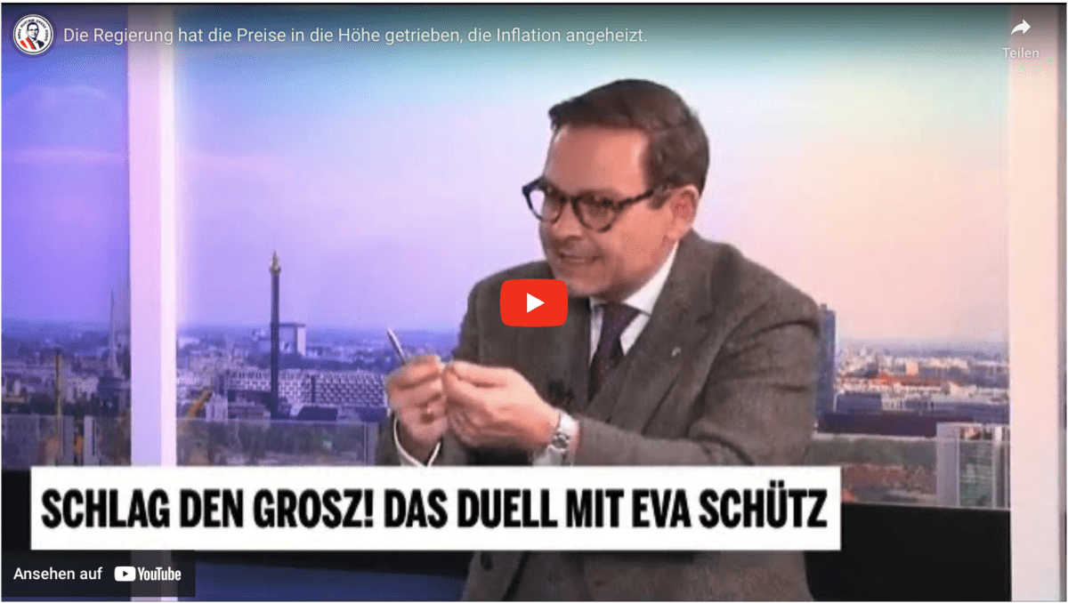 Die Regierung hat die Preise in die Höhe getrieben, die Inflation angeheizt.