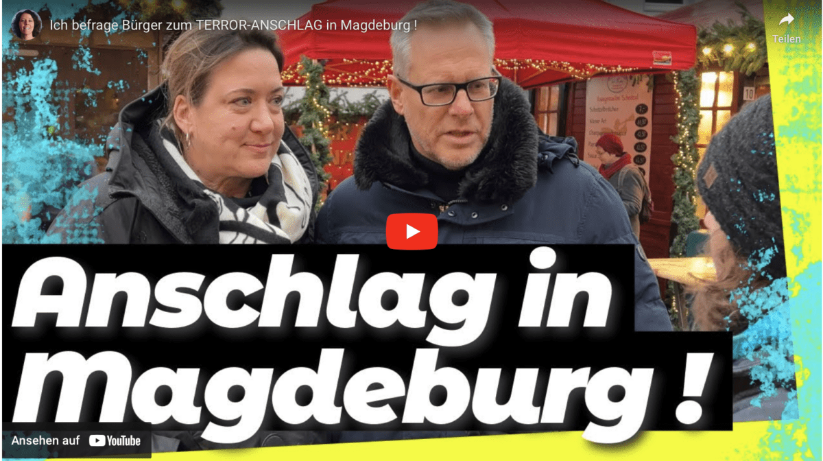 Ich befrage Bürger zum TERROR-ANSCHLAG in Magdeburg !