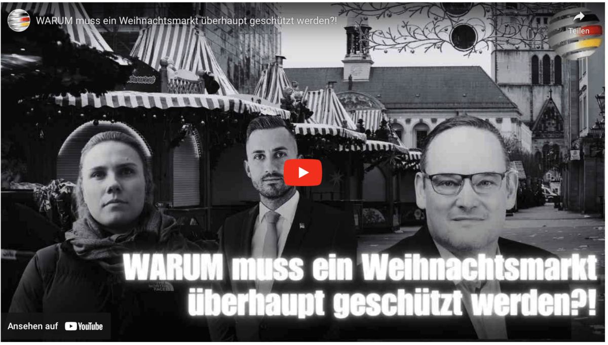 WARUM muss ein Weihnachtsmarkt überhaupt geschützt werden?!