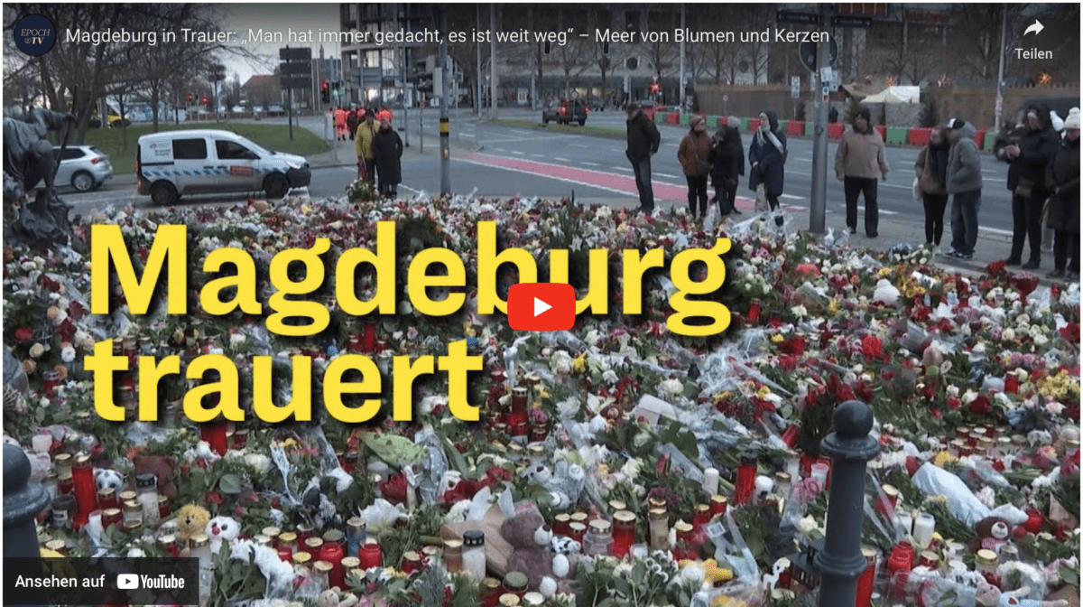 Magdeburg in Trauer: „Man hat immer gedacht, es ist weit weg“ – Meer von Blumen und Kerzen