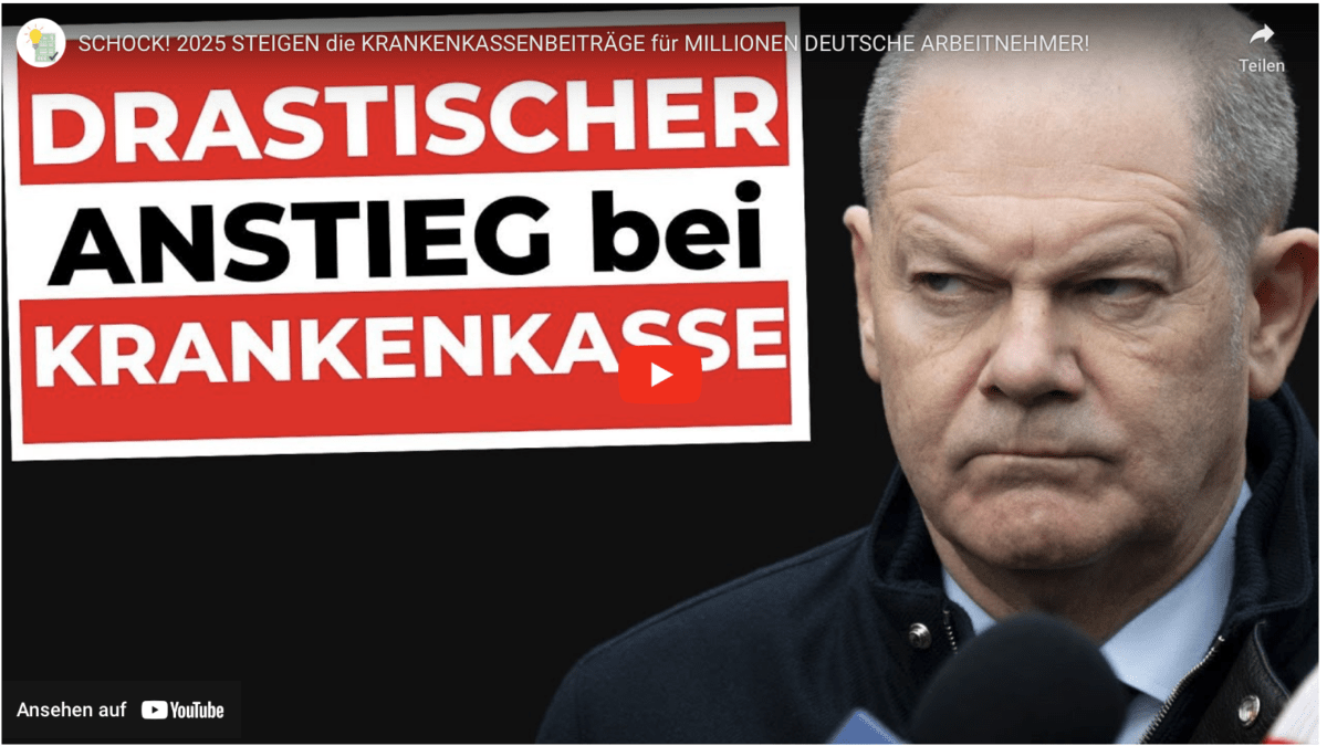 Danke Ampelregierung! SCHOCK! 2025 STEIGEN die KRANKENKASSENBEITRÄGE für MILLIONEN DEUTSCHE ARBEITNEHMER!
