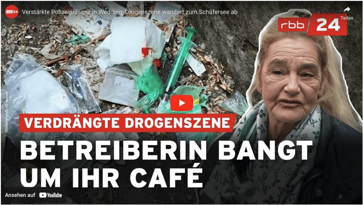 Verstärkte Polizeipräsenz in Wedding: Drogenszene wandert zum Schäfersee ab