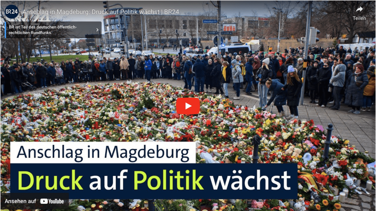 Anschlag in Magdeburg: Druck auf Politik wächst | BR24
