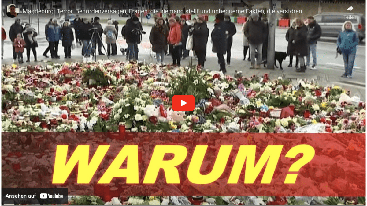 Magdeburg: Terror, Behördenversagen, Fragen, die niemand stellt und unbequeme Fakten, die verstören