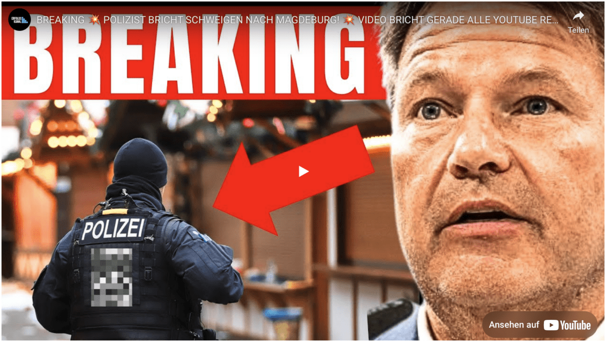 BREAKING  POLIZIST BRICHT SCHWEIGEN NACH MAGDEBURG!  VIDEO BRICHT GERADE ALLE YOUTUBE REKORDE