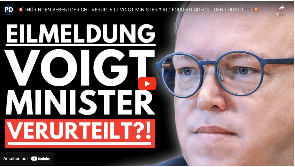 THÜRINGEN BEBEN! GERICHT VERURTEILT VOIGT MINISTER?! AfD FORDERT SOFORTIGEN RÜCKTRITT!