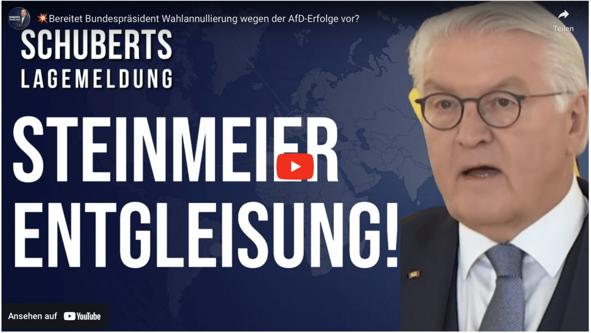 Bereitet Bundespräsident Wahlannullierung wegen der AfD-Erfolge vor?