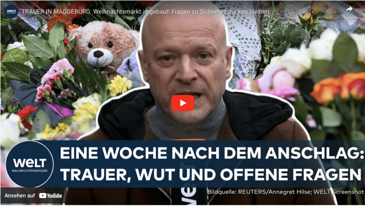 TRAUER IN MAGDEBURG: Weihnachtsmarkt abgebaut! Fragen zu Sicherheitslücken bleiben