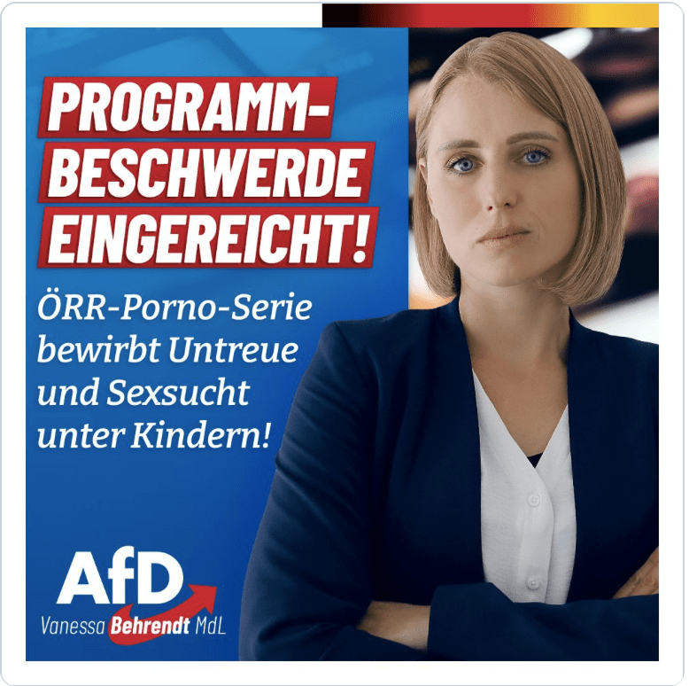 ++ Programmbeschwerde eingereicht! ++ Die SWR-Serie „30 Tage Lust“ zeigt einmal mehr, wie verkommen der Staatsfunk inzwischen ist!