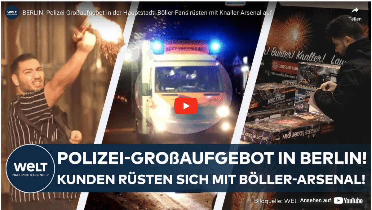 BERLIN: Polizei-Großaufgebot in der Hauptstadt! Böller-Fans rüsten mit Knaller-Arsenal auf