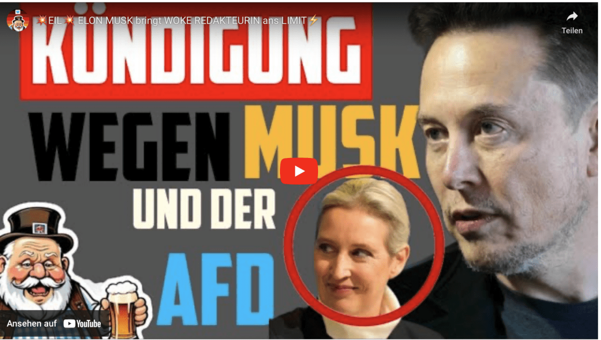 EIL ELON MUSK bringt WOKE REDAKTEURIN ans LIMIT