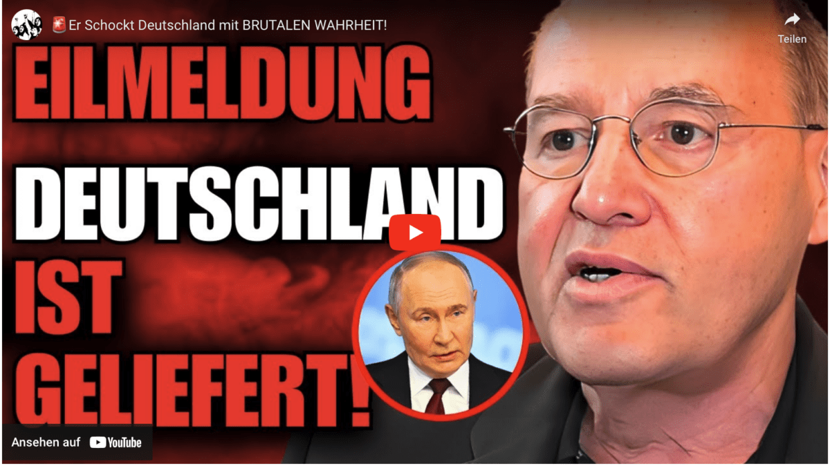 Er Schockt Deutschland mit BRUTALEN WAHRHEIT!