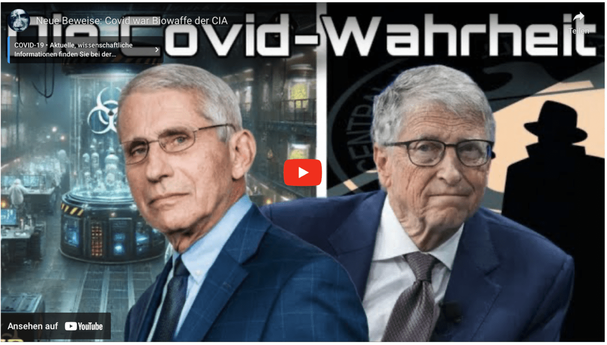 Neue Beweise: Covid war Biowaffe der CIA