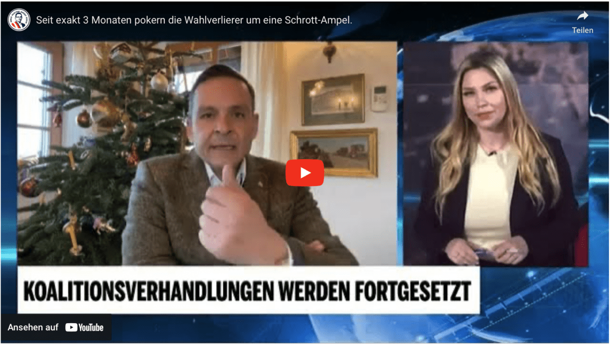 Seit exakt 3 Monaten pokern die Wahlverlierer um eine Schrott-Ampel.