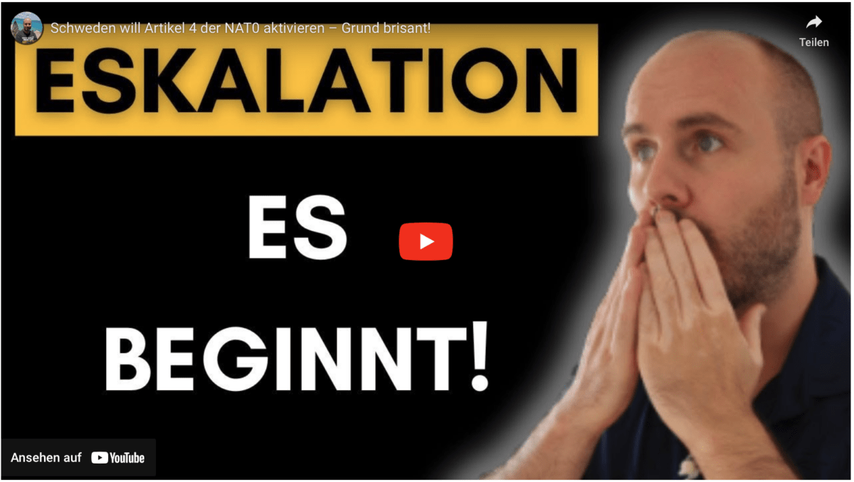 Schweden will Artikel 4 der NAT0 aktivieren – Grund brisant!