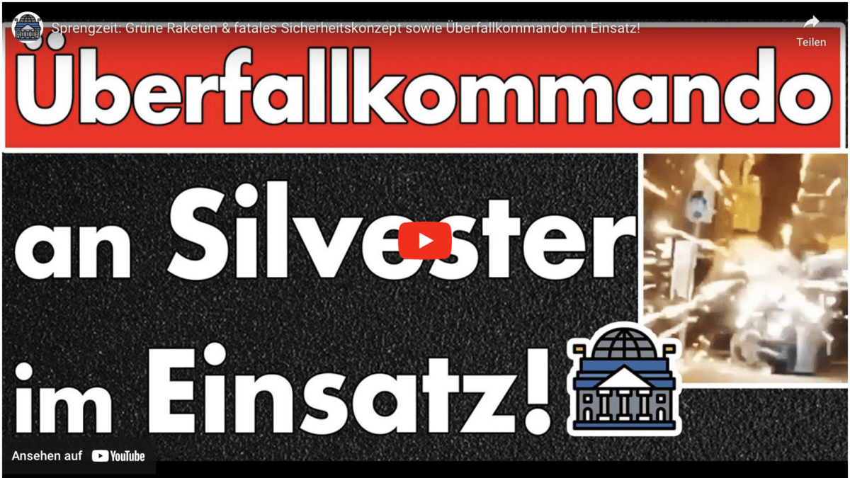 Sprengzeit: Grüne Raketen & fatales Sicherheitskonzept sowie Überfallkommando im Einsatz!