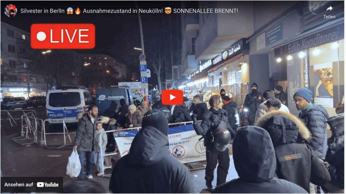 Silvester in BerlIn  Ausnahmezustand in Neukölln! SONNENALLEE BRENNT!
