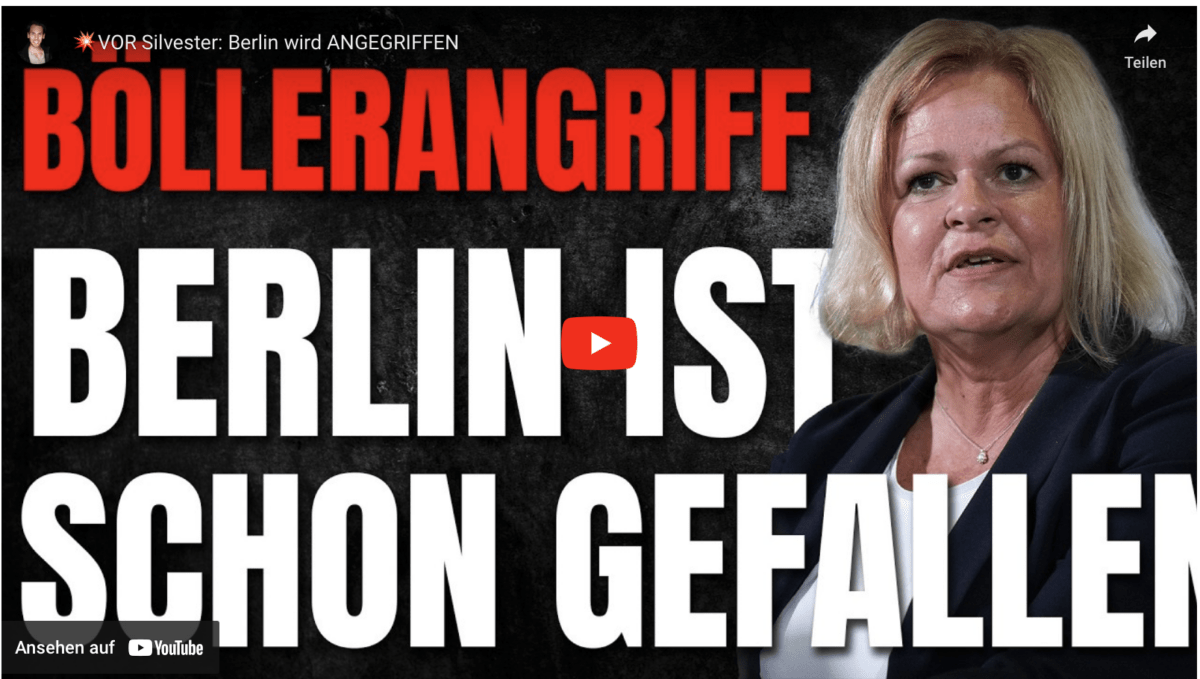 VOR Silvester: Berlin wird ANGEGRIFFEN und ist gefallen!