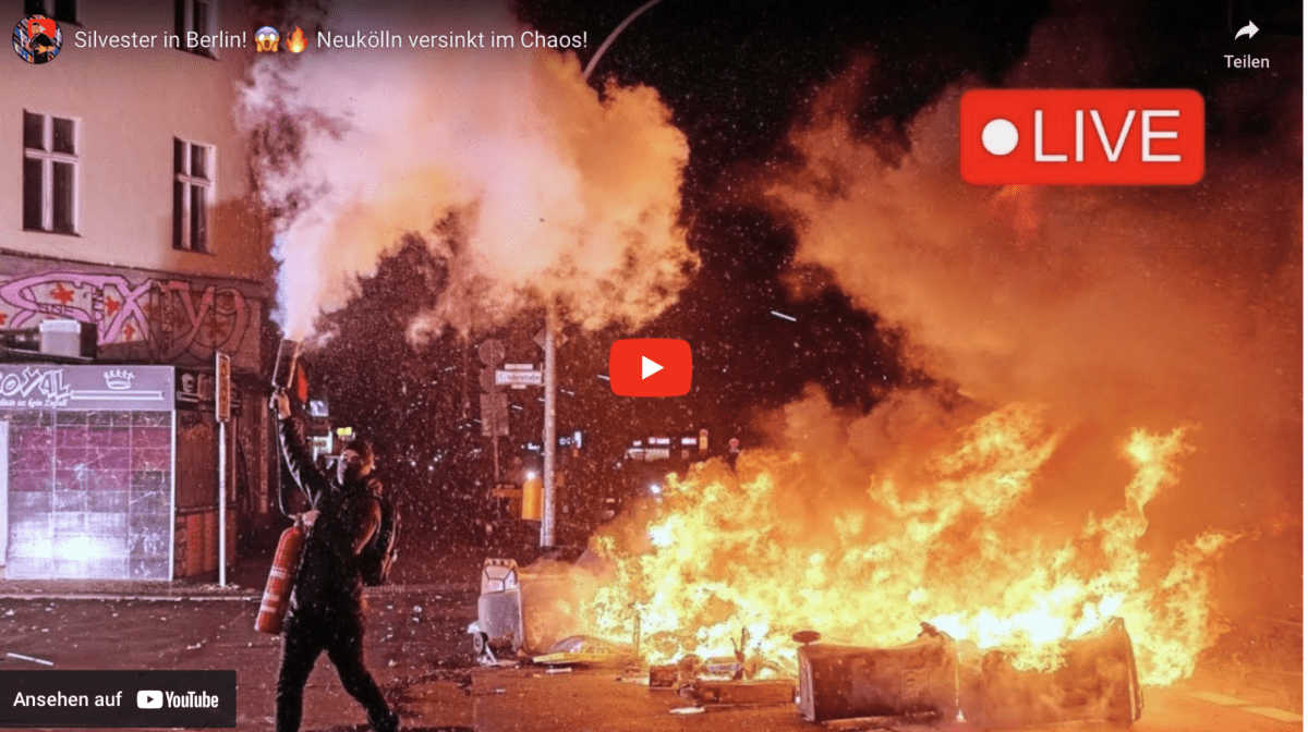 Silvester in Berlin!  Neukölln versinkt im Chaos!