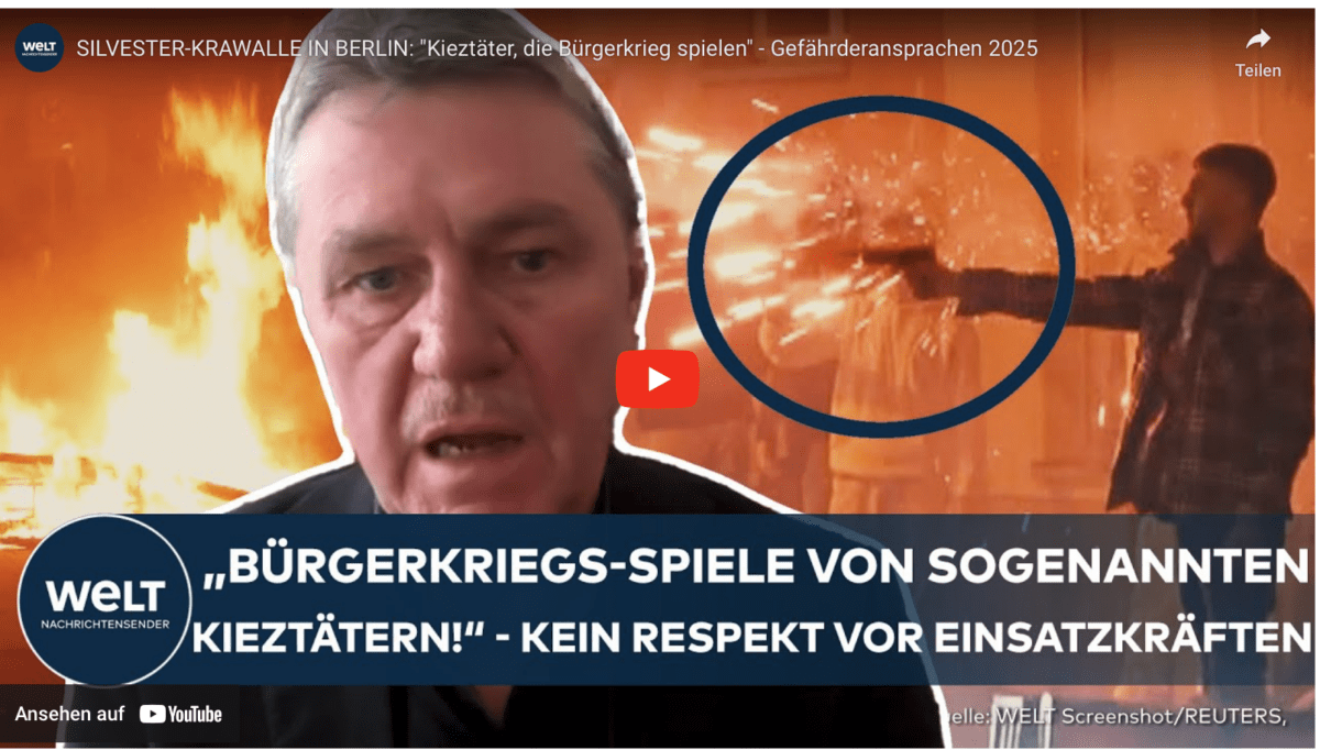 SILVESTER-KRAWALLE IN BERLIN: „Kieztäter, die Bürgerkrieg spielen“ – Gefährderansprachen 2025