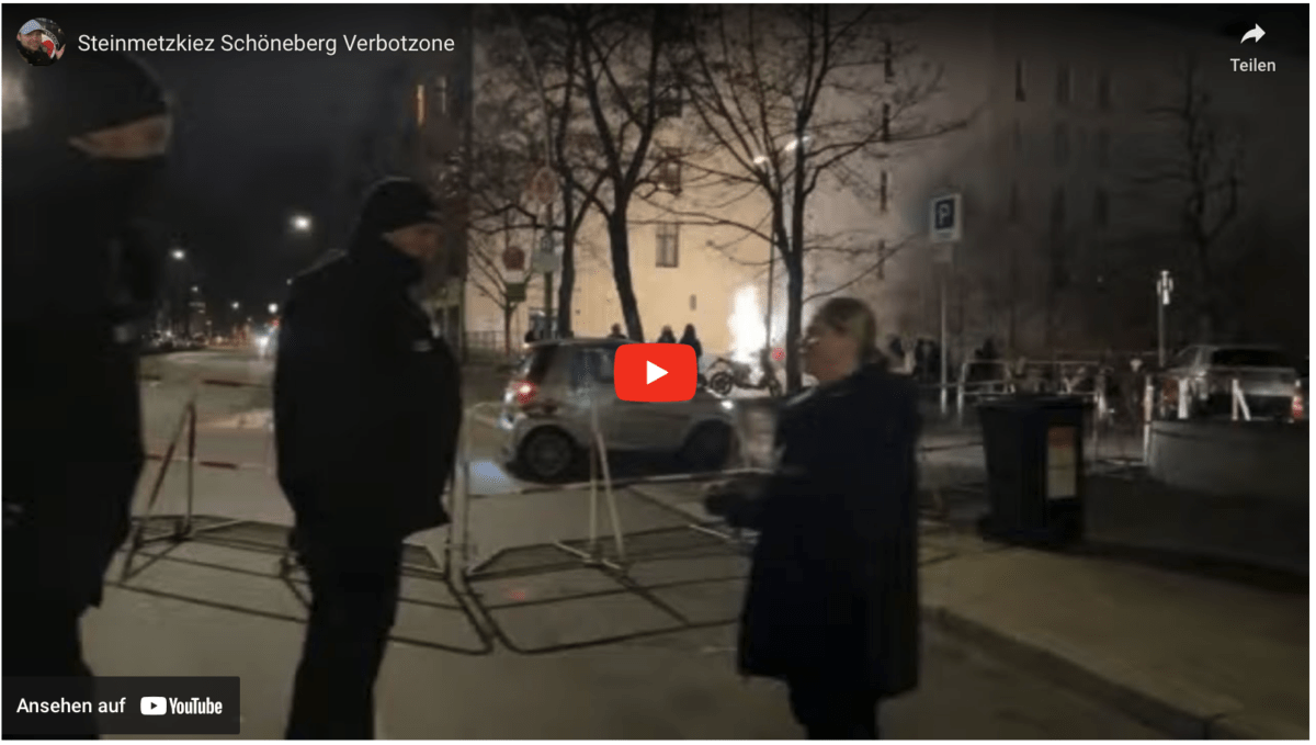 Steinmetzkiez Schöneberg Verbotzone
