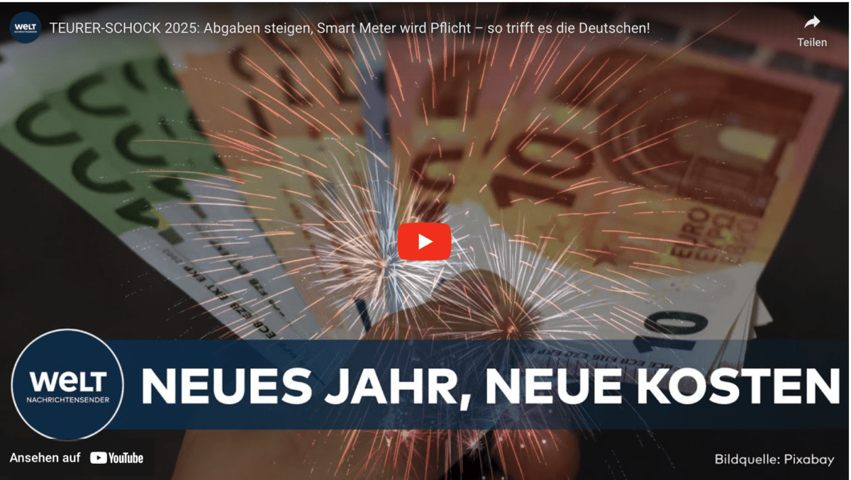 TEURER-SCHOCK 2025: Abgaben steigen, Smart Meter wird Pflicht – so trifft es die Deutschen!