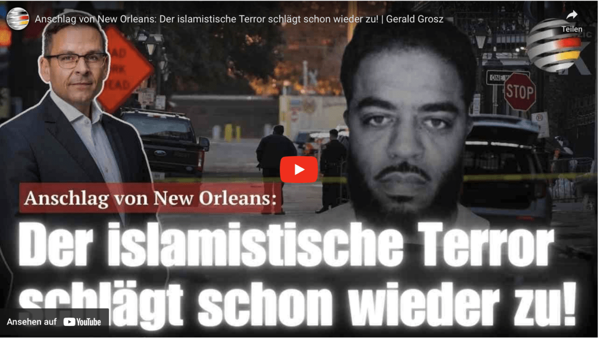 Anschlag von New Orleans: Der islamistische Terror schlägt schon wieder zu! | Gerald Grosz
