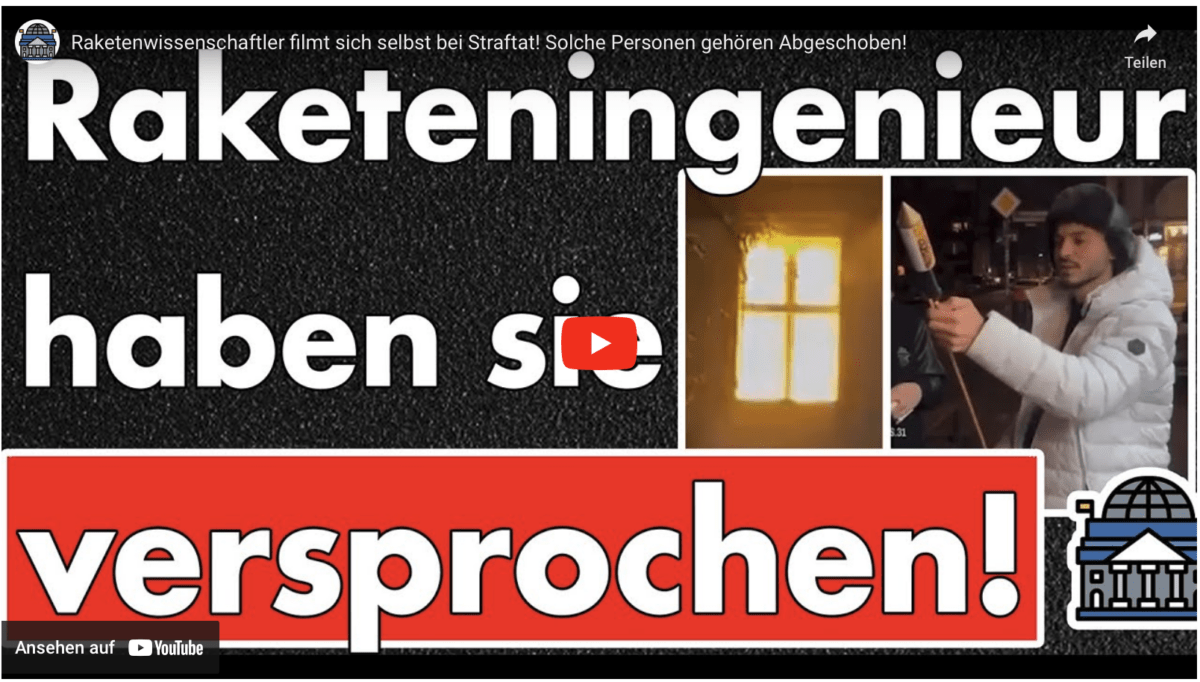 Raketenwissenschaftler filmt sich selbst bei Straftat! Solche Personen gehören Abgeschoben!