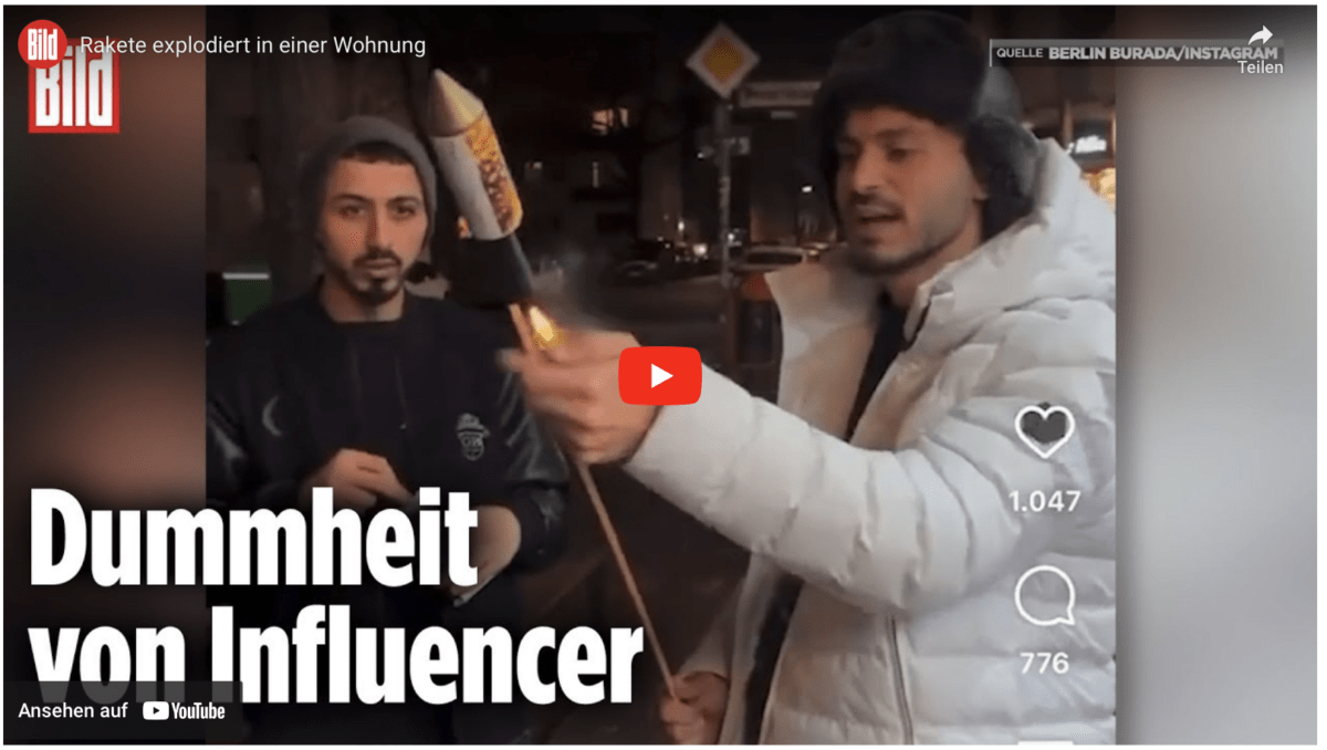 Berlin: Rakete explodiert in einer Wohnung!