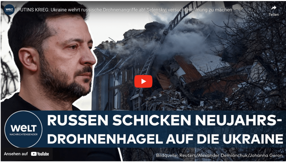 PUTINS KRIEG: Ukraine wehrt russische Drohnenangriffe ab! Selenskyj versucht Hoffnung zu machen