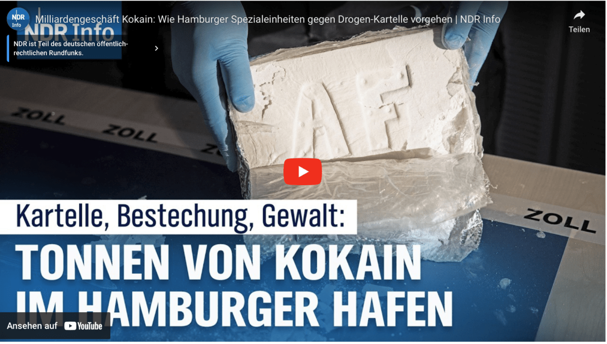 Milliardengeschäft Kokain: Wie Hamburger Spezialeinheiten gegen Drogen-Kartelle vorgehen | NDR Info