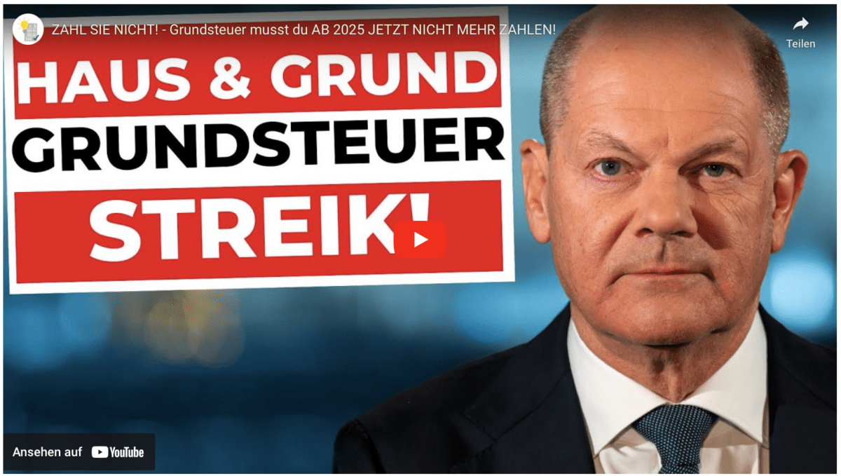 ZAHL SIE NICHT! – Grundsteuer musst du AB 2025 JETZT NICHT MEHR ZAHLEN!