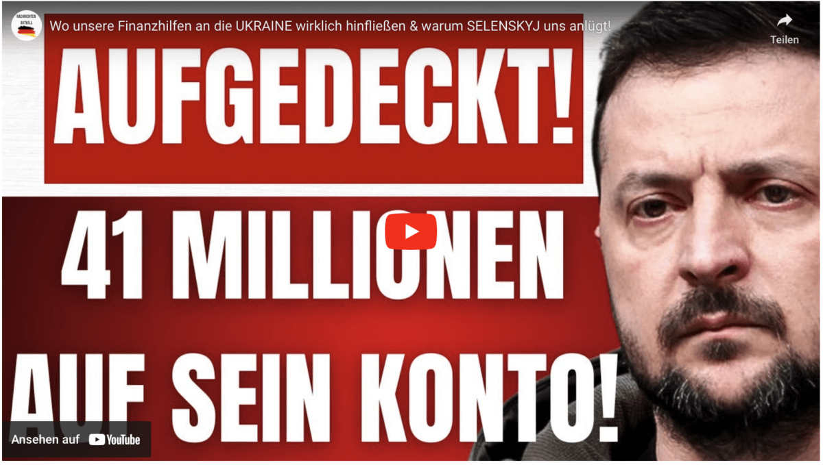 Wo unsere Finanzhilfen an die UKRAINE wirklich hinfließen & warum SELENSKYJ uns anlügt!